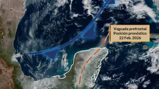 Nuevo Frente Frío llega con todo a Yucatán: habrá lluvias, vientos hasta de 75 km/h y temperaturas de 8 grados