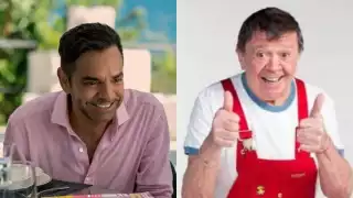 Hace unos años se viralizó un video donde aparece Eugenio Derbez como edecán de Chabelo, quien le propinó una cacheteda cuando el comediante se disponía a sacar boletos de la catafixia