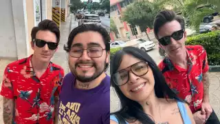 Drake Bell se pasea por las calles de Mérida previo a los Tú Awards 2025