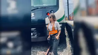 La conductora del metro que está conquistando Tiktok. Foto: Especial