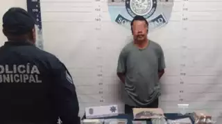 El sujeto había amenazado a otro hombre antes de ser detenido