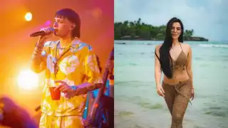 Peso Pluma comparte sus vacaciones con Dania Méndez de Acapulco Shore