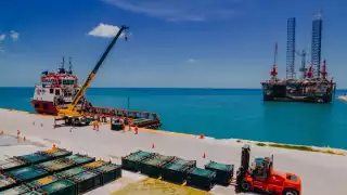 Buscan tener más bandas para que mayores embarcaciones se peguen al Puerto de Seybaplaya