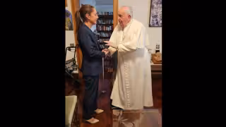 Este jueves la candidata presidencial de Morena, Claudia Sheinbaum, sostuvo una reunión con el Papa Francisco en el Vaticano