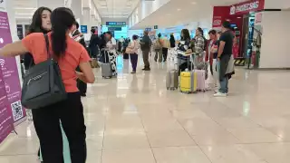 Aeropuerto de Mérida registra jornada de vuelos matutinos adelantados por casi media hora 