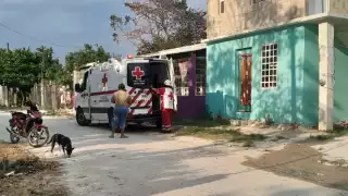 La lesionada fue trasladada al hospital IMSS-Bienestar "Janell Romero Aguilar"