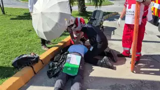 Estudiante del Cetis 20 lesionado en accidente de tránsito en Playa Norte