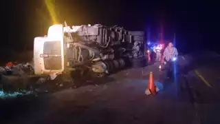 El accidente solo dejo daños materiales