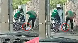 El video de dos jóvenes dañando las bicicletas del programa En Bici de Mérida circula en redes sociales