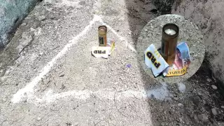 La fotografía de la Alcaldesa se encontraba dentro de un triángulo de sal