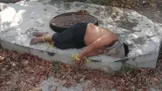 Fue trasladado de emergencia al hospital general de Ciudad del Carmen