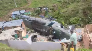 El helicóptero se encontraba realizando operaciones de abastecimiento y transporte de personal