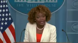 Karine Jean-Pierre, secretaria de Prensa de la Casa Blanca,  dijo que la Ley SB4 del Gobernador de Texas, no hará las comunidades más seguras