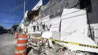 Banco en Ciudad del Carmen seguirá cerrado hasta presentar dictamen estructural tras colapso