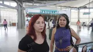 Turistas de Monterrey quedan maravillados tras llegar a Campeche en el Tren Maya