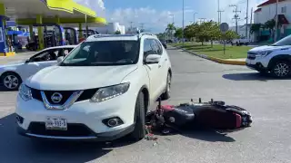 La joven tuvo una fractura en una de sus muñecas