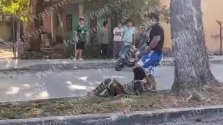 Vecinos someten a presunto ladrón en Champotón