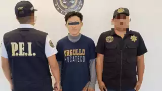 El joven quedará a disposición de la FGE Yucatán