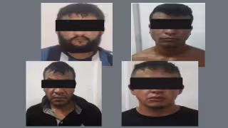 Tenían armas de fuego, cartuchos útiles y droga