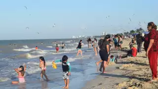 El aumento de las temperaturas propició la llegada de turistas nacionales y extranjeros