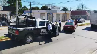Al lugar del accidente acudió la policía de vialidad