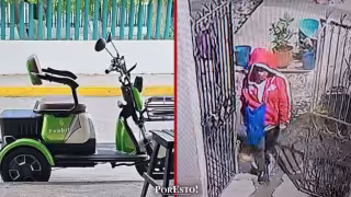 Roban tricicleta eléctrica en ejido Paraíso, Champotón