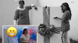 Sus hermanos fueron los cómplices de la noticia. Foto: Especial