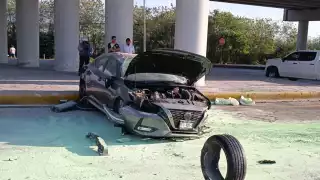 El lugar fue acordonado por elementos de seguridad estatal para evitar posibles incidentes derivados