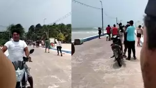 Los habitantes presenciaron las afectaciones