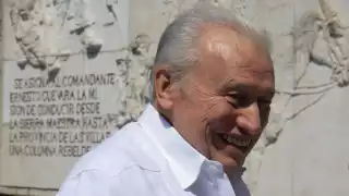Don Mario Renato Menéndez entrevistó a Fidel Castro