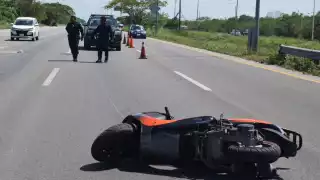 Tras ser atendida por paramédicos de la Cruz Roja fue trasladada a un hospital