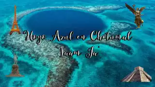 Está ubicado en los límites de la bahía de Chetumal