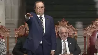 Leonardo Lomelí rindió protesta como nuevo rector d ela UNAM, para el periodo 2023-2027