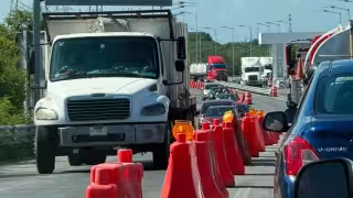 Carretera Mérida-Progreso vuelve al caos: reconstrucción de puente provoca tráfico y cierres viales