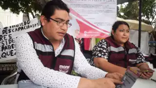 En la boleta aparece la leyenda “Democracia Participativa”