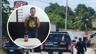 El hombre fue detenido cuando caminaba varias calles adelante