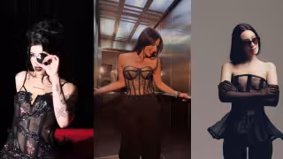 Vestido de Ángela Aguilar causa polémica por parecido con atuendo de la violinista de Christian Nodal y Cazzu