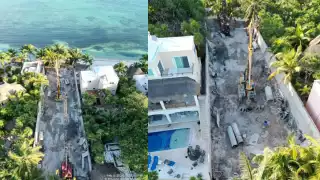 Ambientalistas denuncian la construcción de un edificio sin permisos en Bahía Solimán, Tulum