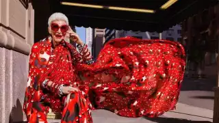 Iris Apfel retó a los estándares de la moda en el mundo