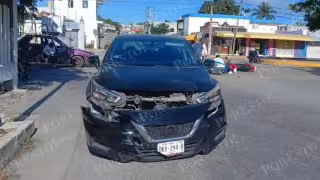 Motociclista resulta lesionada tras choque en la avenida Concordia de Campeche