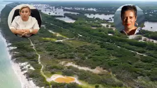 El camino exclusivo corre paralelo a la línea costera y sólo es accesible para quienes tienen un inmueble dentro del polígono