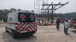 Los tres hombres fueron trasladados a un hospital de Escárcega