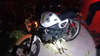 El motociclista resultó con severas lesiones