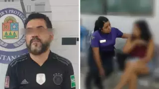 Al interior de la casa se encontró una pistola tipo escuadra