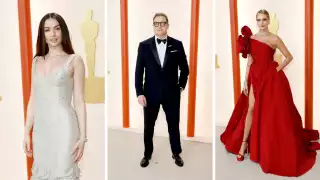 Las estrellas desfilan con lo mejor de su guardarropa antes de los Premios Oscar