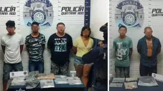 Además de drogas les fueron halladas armas de fuego