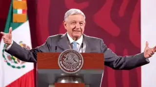 Presidente Andrés Manuel López Obrador encabeza conferencia mañanera del 14 de septiembre