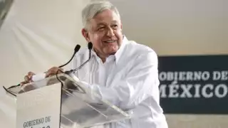 La última visita de AMLO a Yucatán fue para la Convención Bancaria
