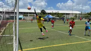 La selección C se anotó los primeros tres puntos contra el equipo de Nayarit