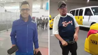 El aeropuerto de la Ciudad de México hizo un reconocimiento al taxista
